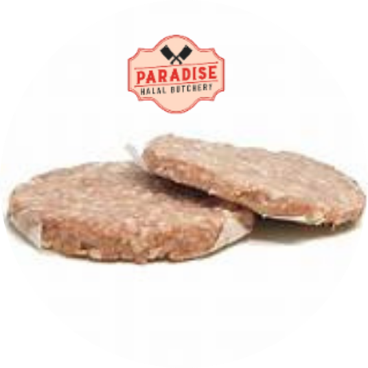 Halal CHICKEN BURGER PATTIES freshly cut in Auckland